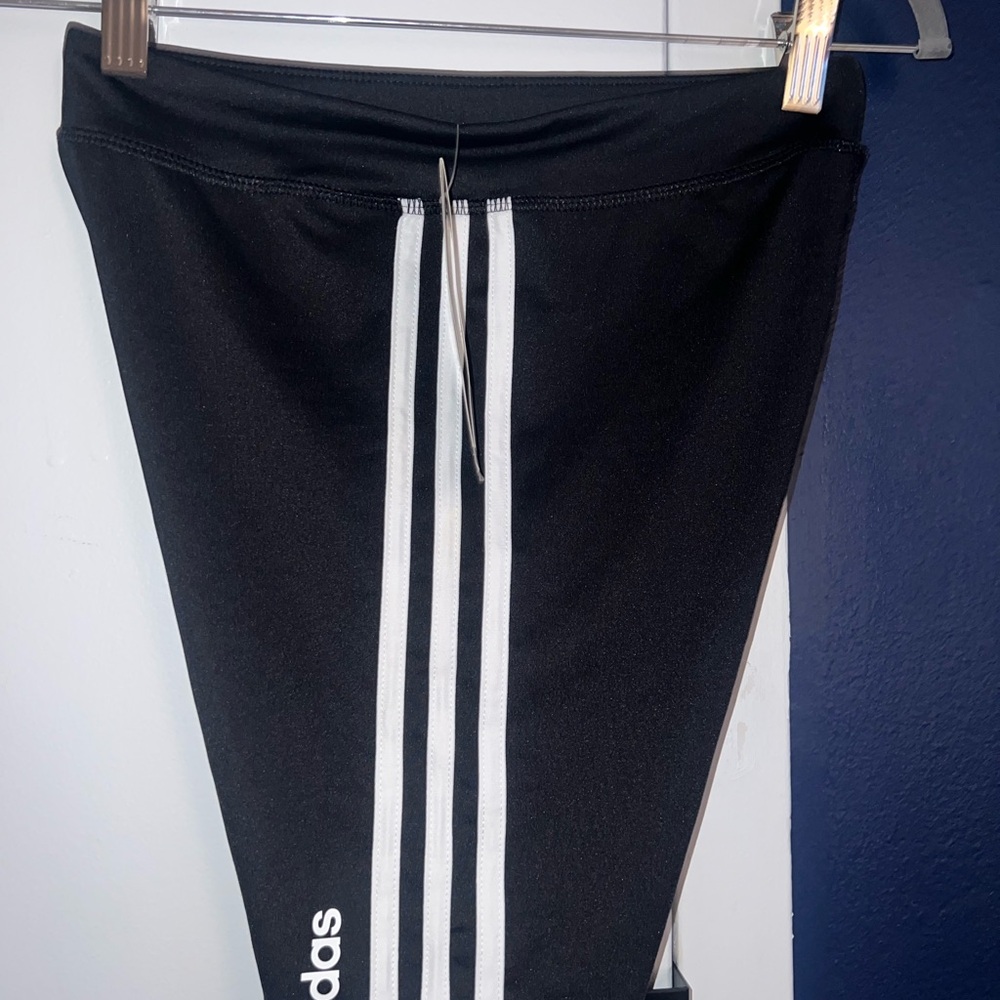 Adidas Kids Leggings with White Stripes